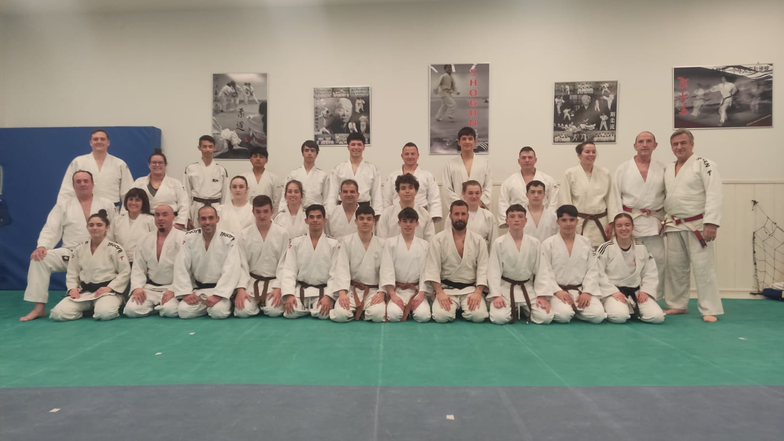 Gran participación en los cursos de aula de formación de Judo.